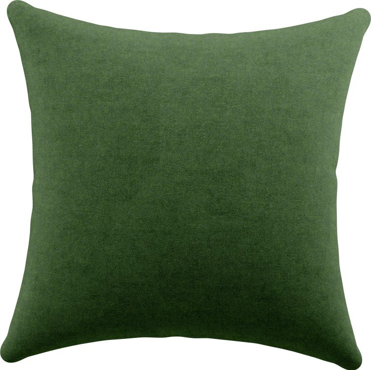 Подушка квадратная «Кортин» канвас зелёный